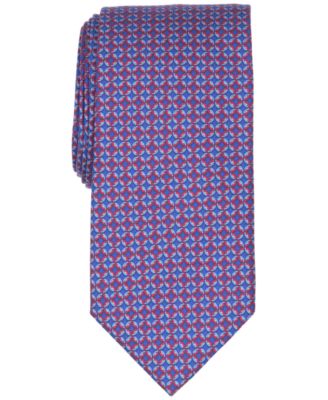 Men's Huntington Geometric Pattern Silk Tie