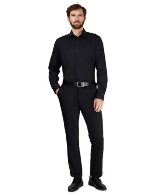 Men's Black Dress Shirts | Macy's