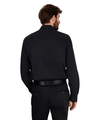alfani black dress shirt Alfani Men's Black Dress Shirts