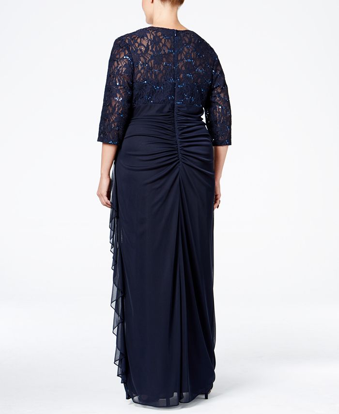 betsy and adam plus size gowns
