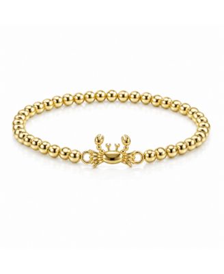 Golden Crab Beaded Bracelet