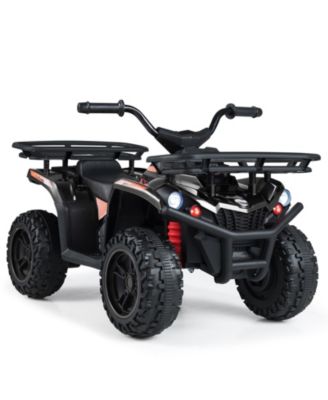 24V Kids Electric Quad Ride On with LED Headlights and Rugged Tires