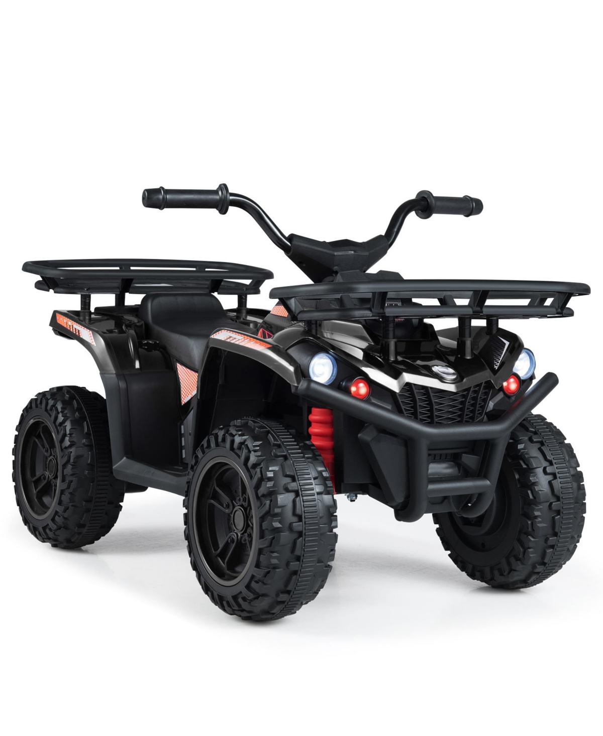 Slickblue 24V Kids Electric Quad Ride On with Led Headlights and Rugged Tires