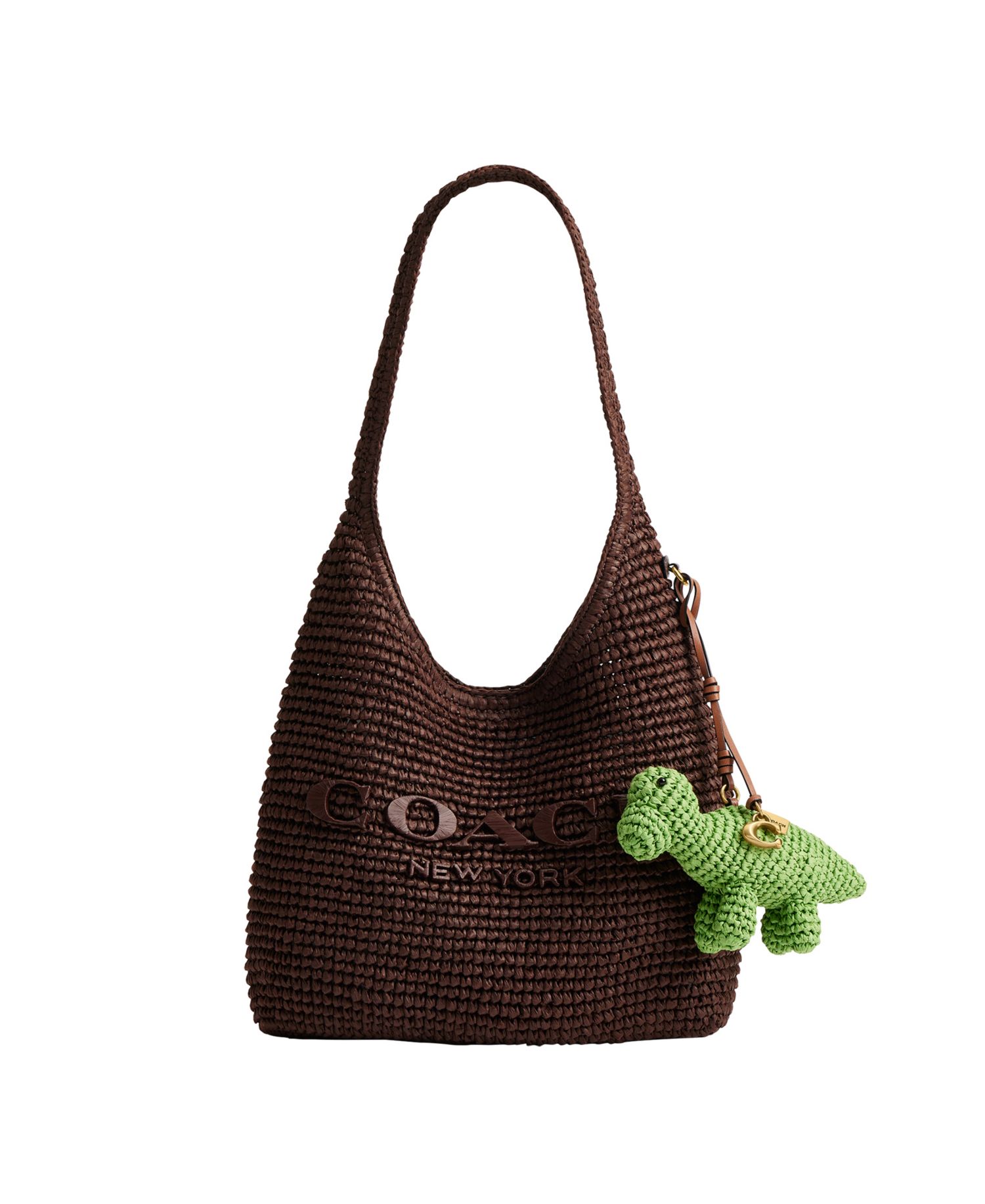 Dino Straw Bag Charm