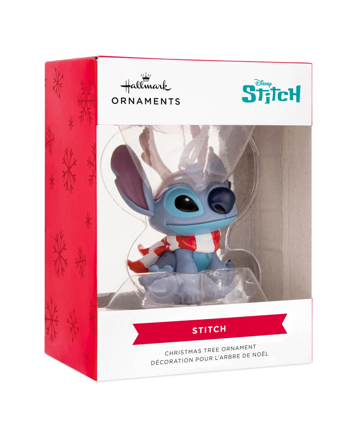 Hallmark Christmas Ornament Disney Stitch With Red Antlers