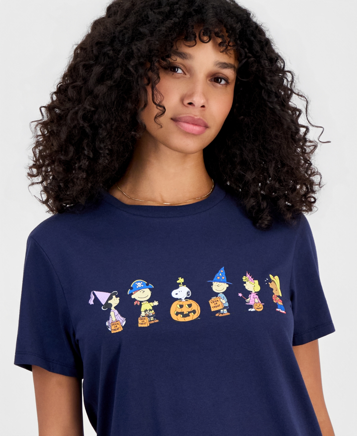 Peanuts Juniors' Costume Crewneck Tee
