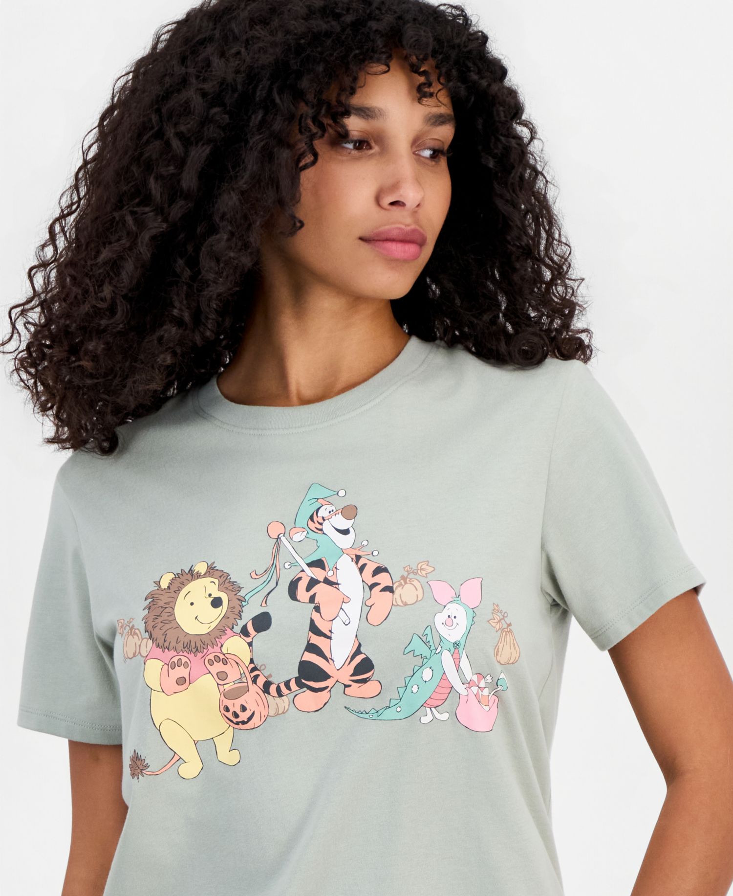 Juniors' Pooh Friends Costume Crewneck Tee