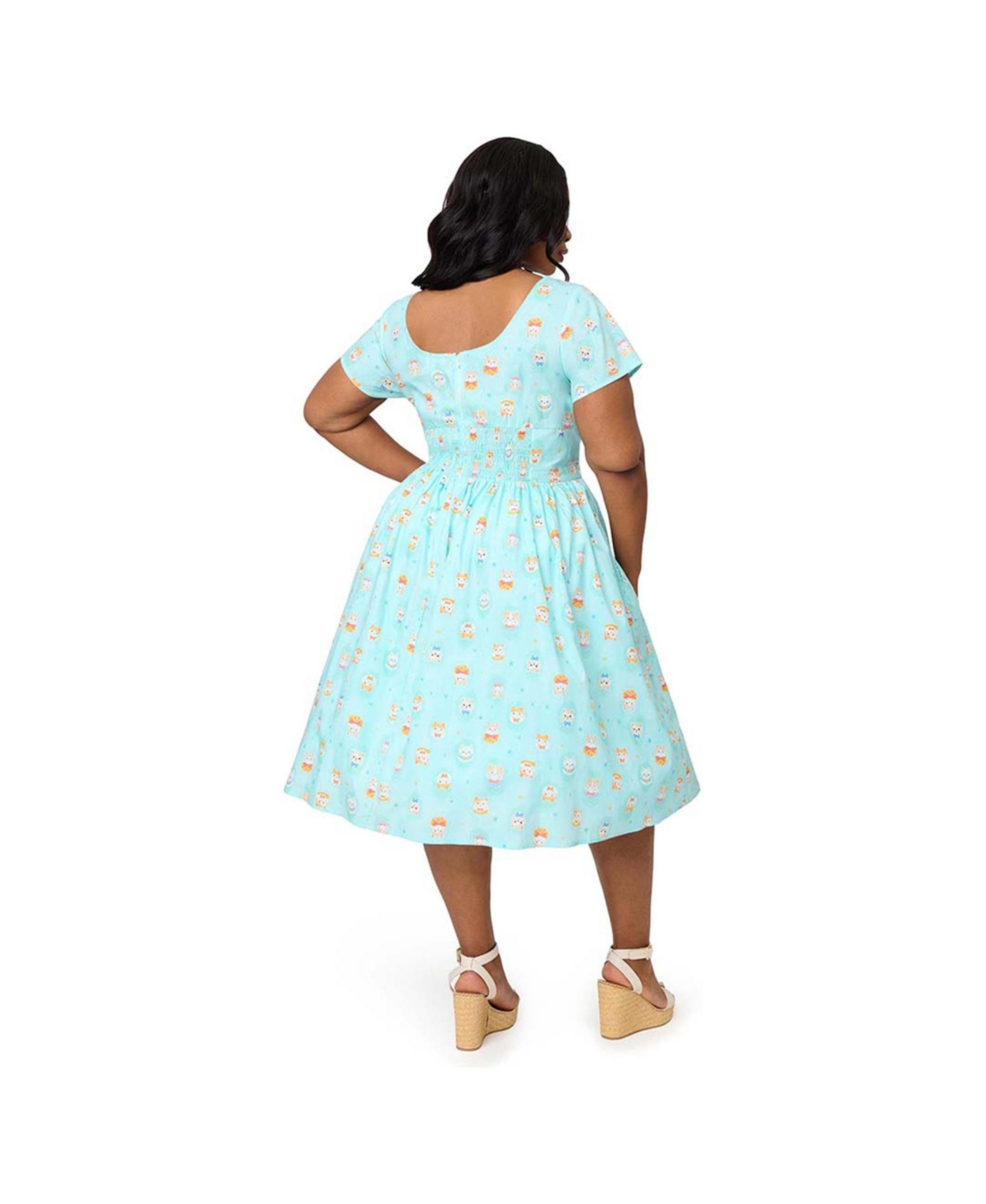 Unique Vintage Plus 1950s Swing Dress