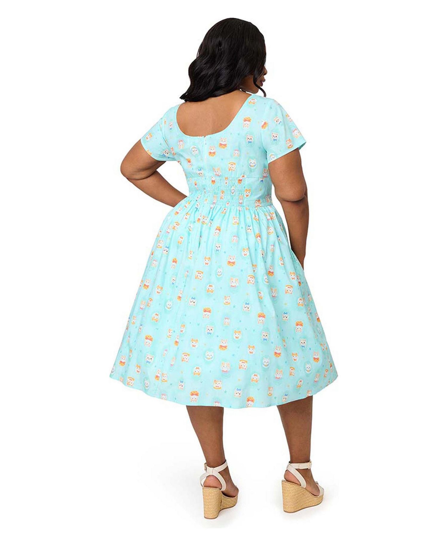 Plus Size 1950s Swing Dress