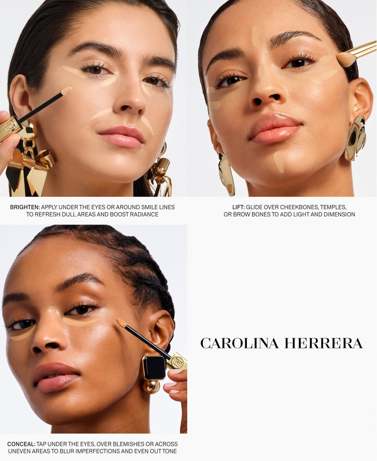 Carolina Herrera Nude Couture Triple Moisture Brightener, 0.24 oz.