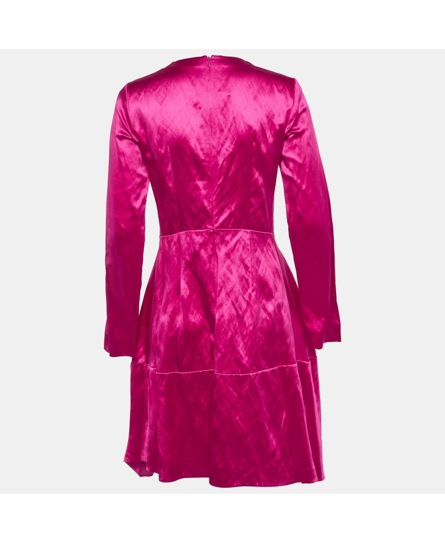 Women's Satin Flared Mini Dress