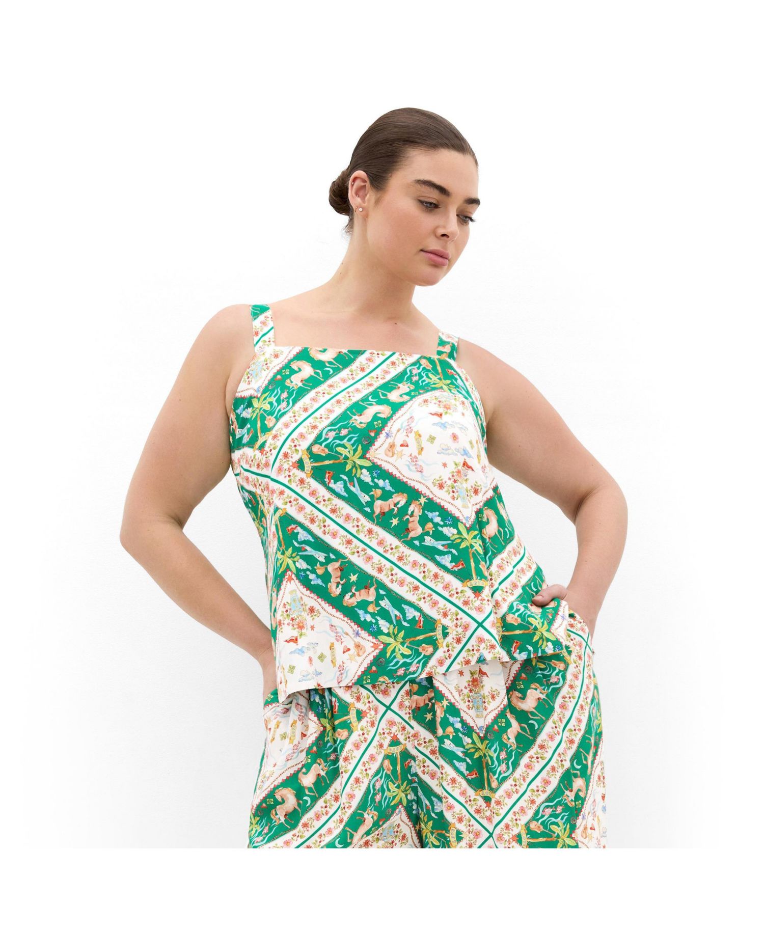 Women's Plus Size Jayla Prairie Print Top