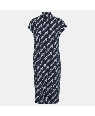 Women's Printed Cotton Midi Dress