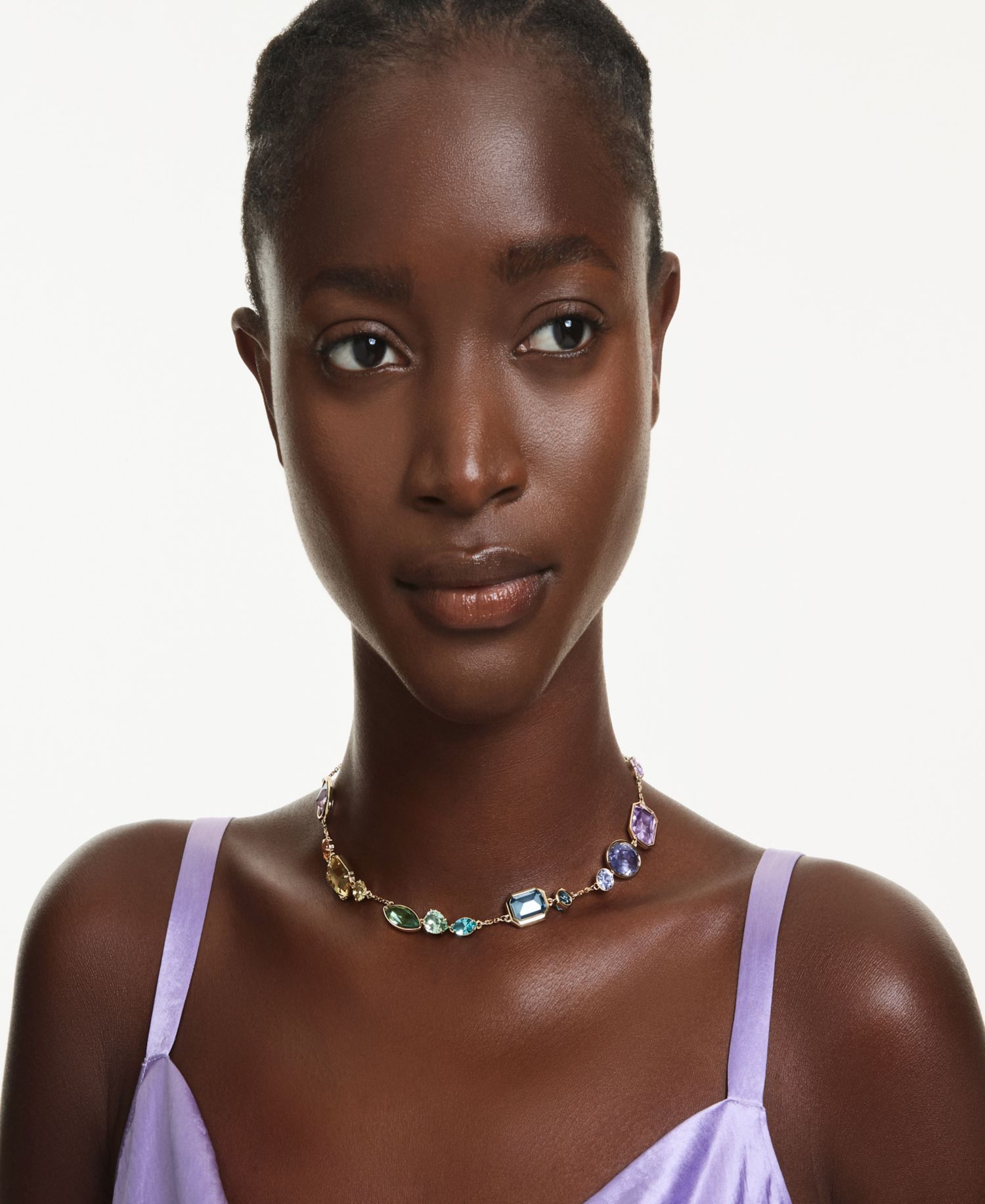 Gold-Tone Plated Gema Necklace