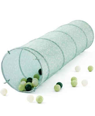 Adventure Play Tunnel for Toddlers, 69" x 18" Foldable Pop Up Crawl Tunnel with Storage Bag