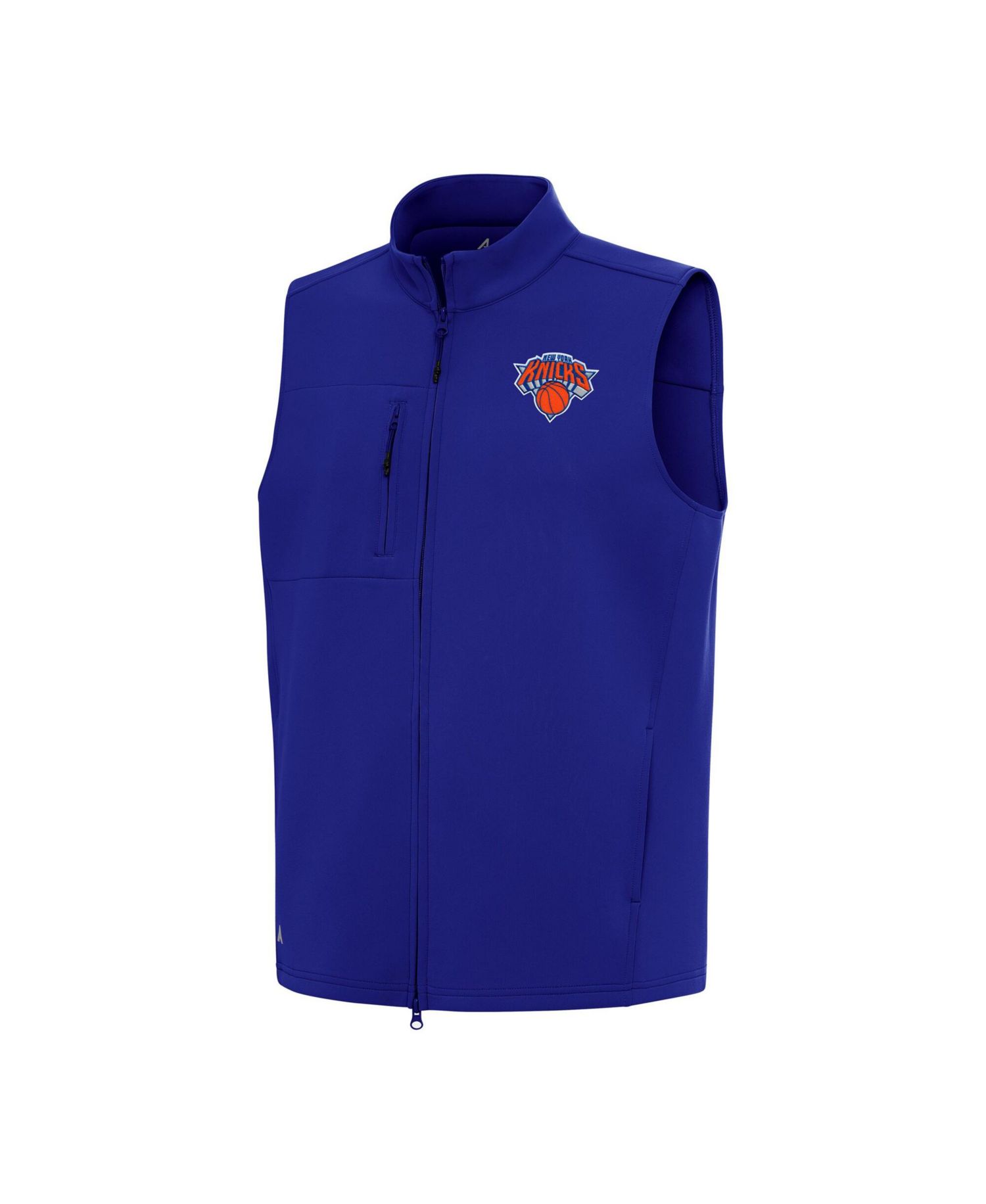 Men's Royal New York Knicks Demand Full-Zip Vest
