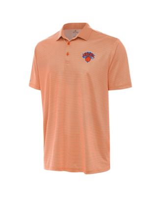 Men's Orange/White New York Knicks Rings Polo Shirt