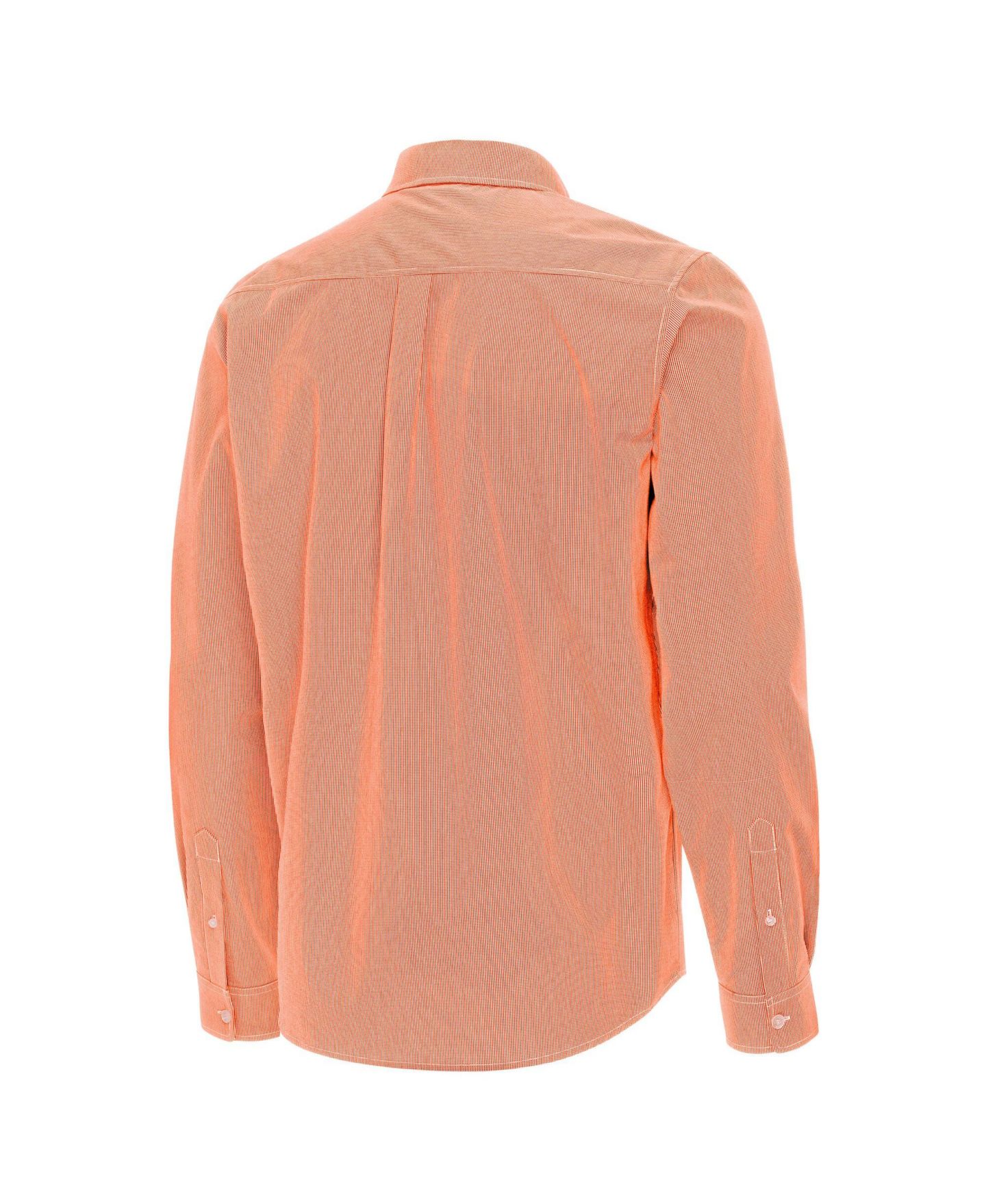 Мужская рубашка Antigua Orange New York Knicks Porter Woven Long Sleeve Button-Down — фото 3
