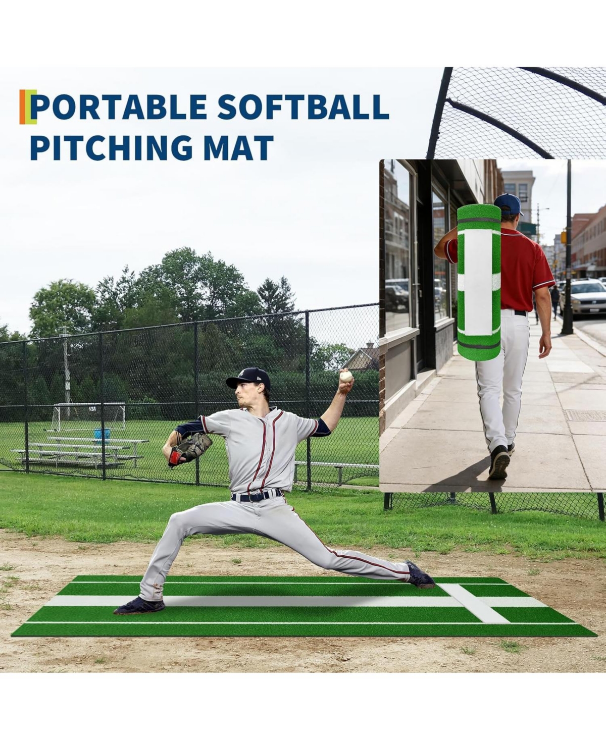 Xo 10'x3' Softball Pitching Mat