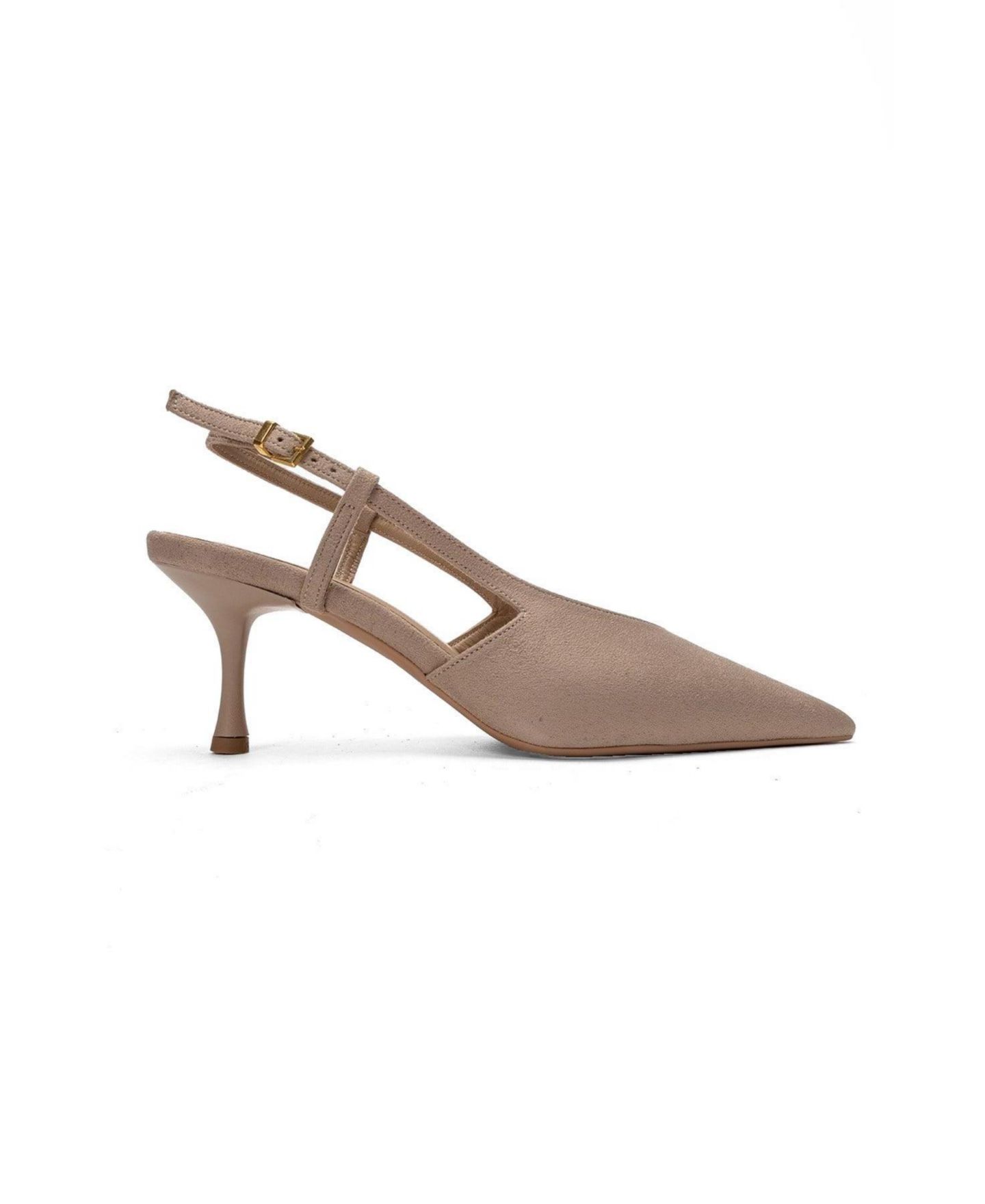 Женские туфли Prologue Shoes Irena Pointed Toe, цвет: Бежевый замшевый — фото 2
