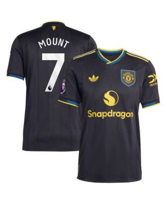 Men's Mason Mount Black Manchester United 2025/26 Third Authentic Player Jersey