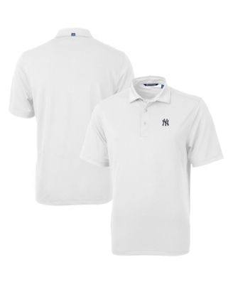 Men's White New York Yankees Virtue Eco Pique Polo Shirt