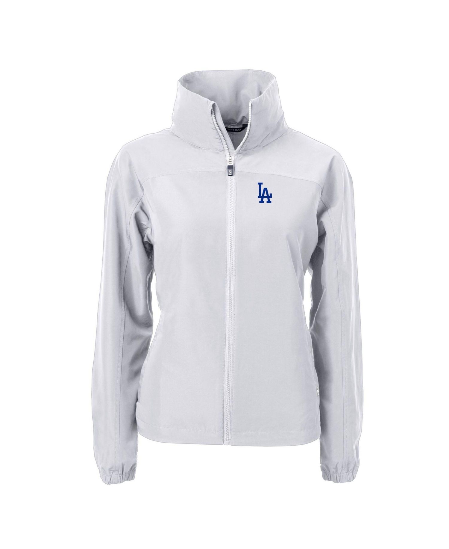 Women's Gray Los Angeles Dodgers Charter Eco Full-Zip Jacket