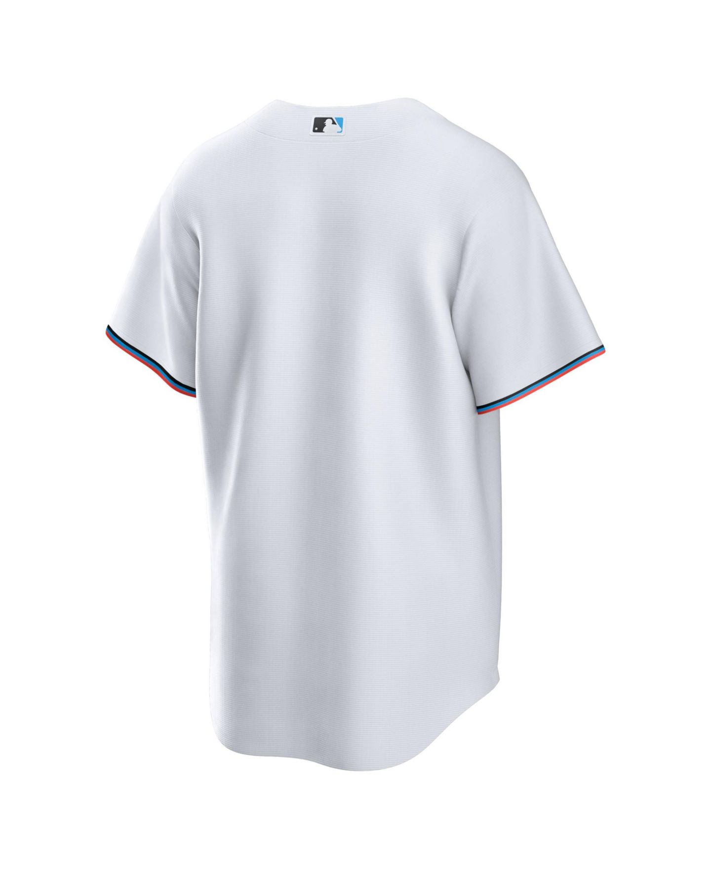 Мужская джерси Nike Miami Marlins Home Replica, Big & Tall, White — фото 3