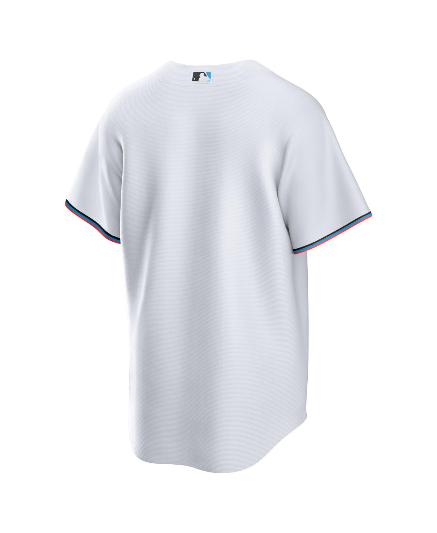 Men's White Miami Marlins Home Big & Tall Replica Jersey