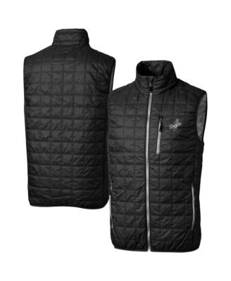 Men's Black Los Angeles Dodgers Rainier PrimaLoft&reg; Eco Insulated Full-Zip Puffer Vest