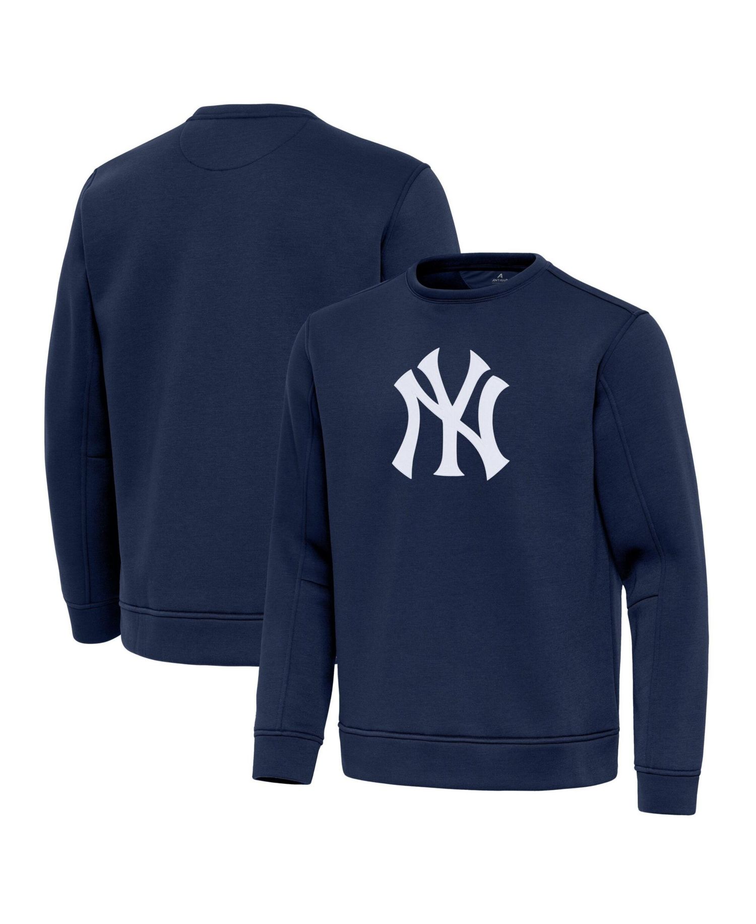 Men's Navy New York Yankees Relevant Lightweight Pullover Sweatshirt