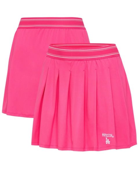 Женская юбка-шорты Antigua Pink Los Angeles Dodgers Spring Training Retro Skort