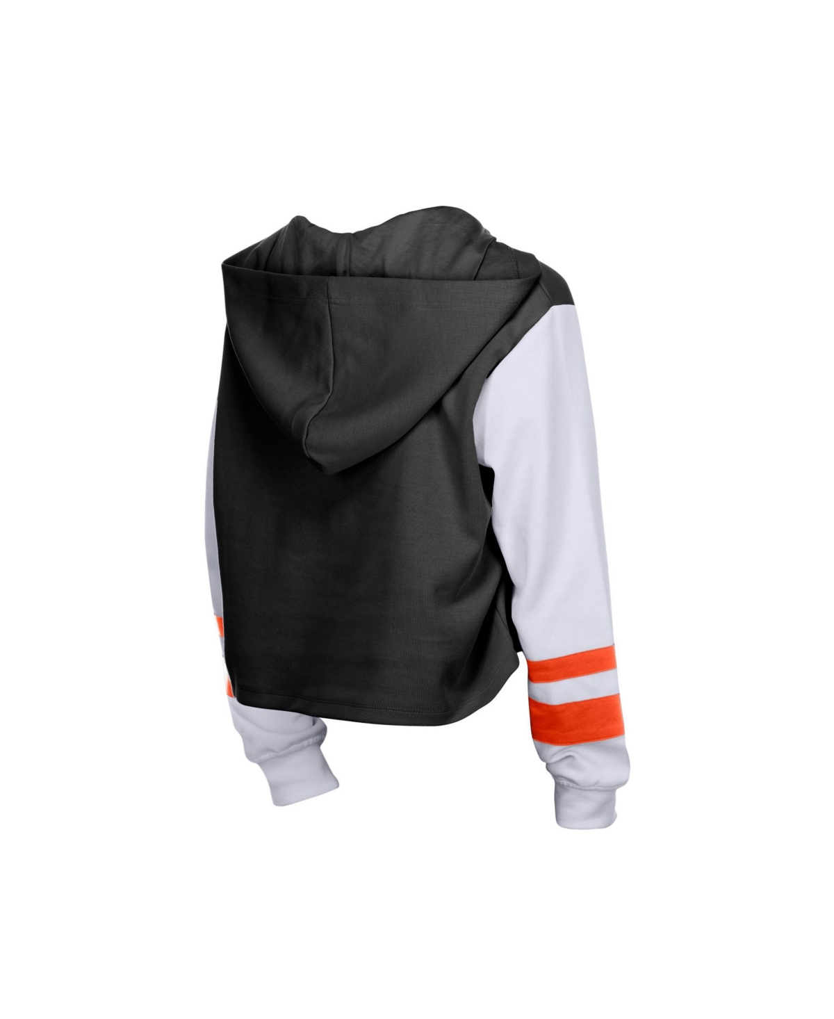 New Era Women's Black San Francisco Giants Boxy Lace-Up Hoodie