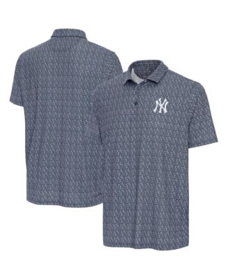 Men's Navy New York Yankees Botanic Polo Shirt
