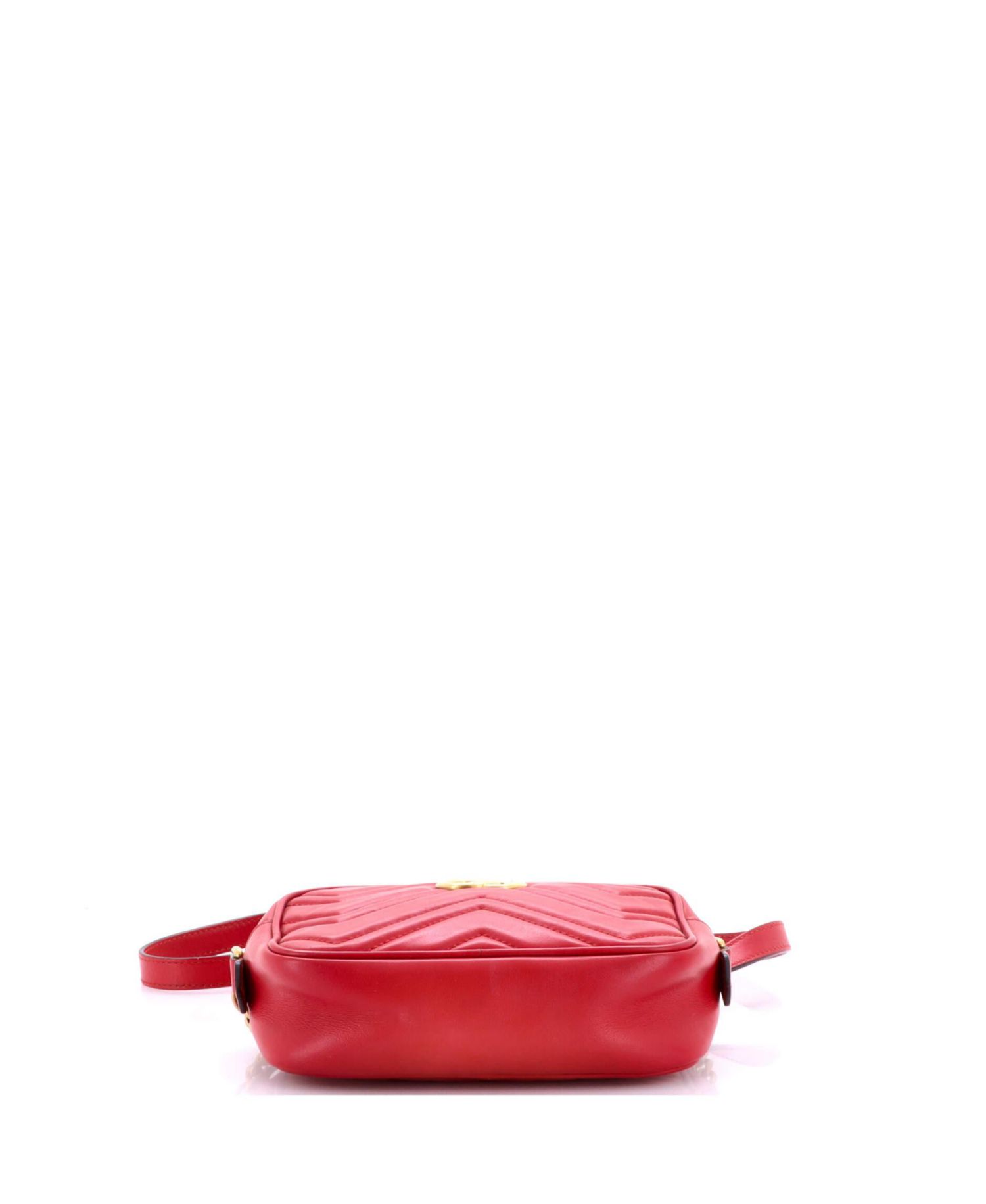 Mini GG Marmont Shoulder Bag Matelasse Leather