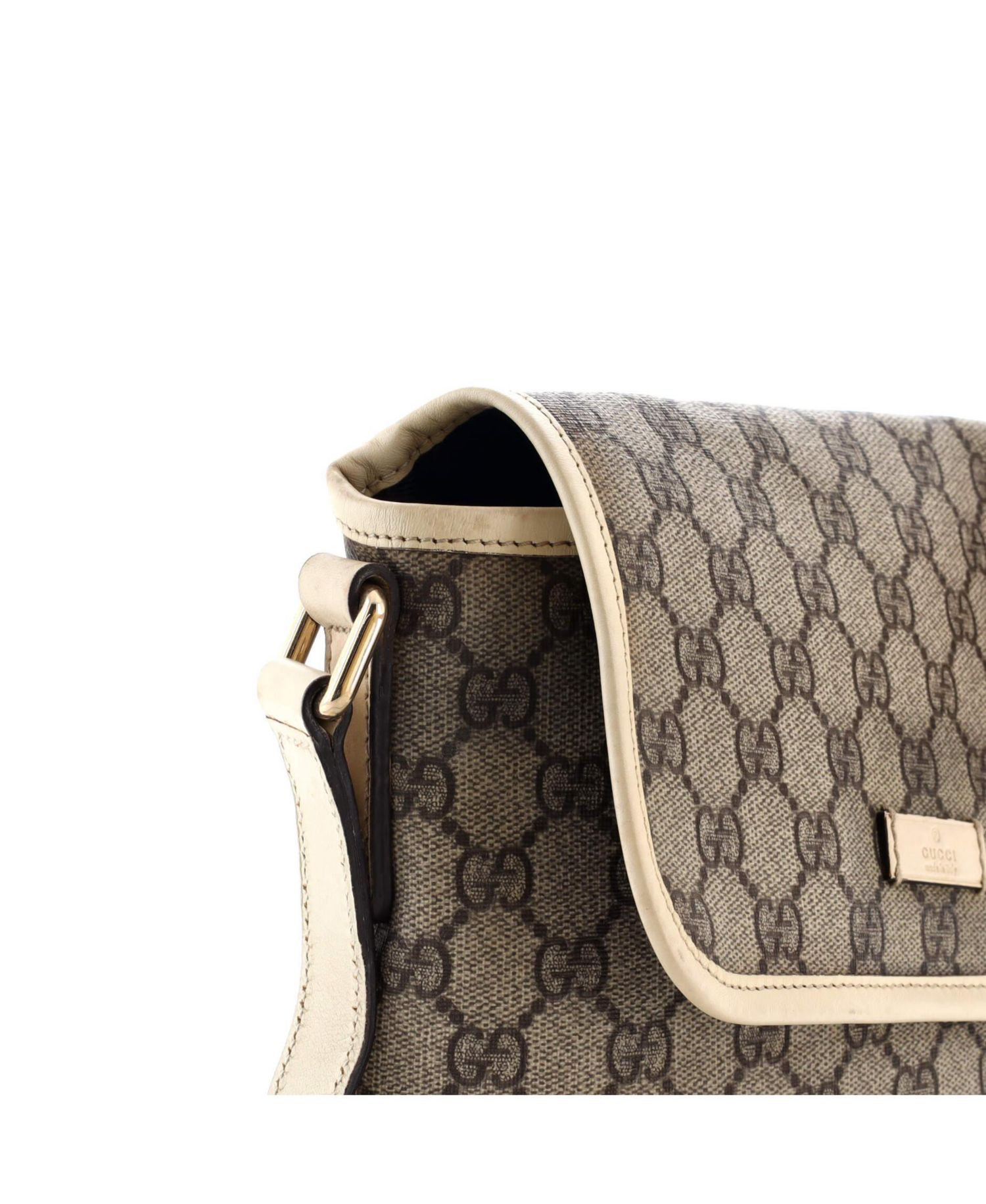 Small Flap Messenger GG Coated Canvas