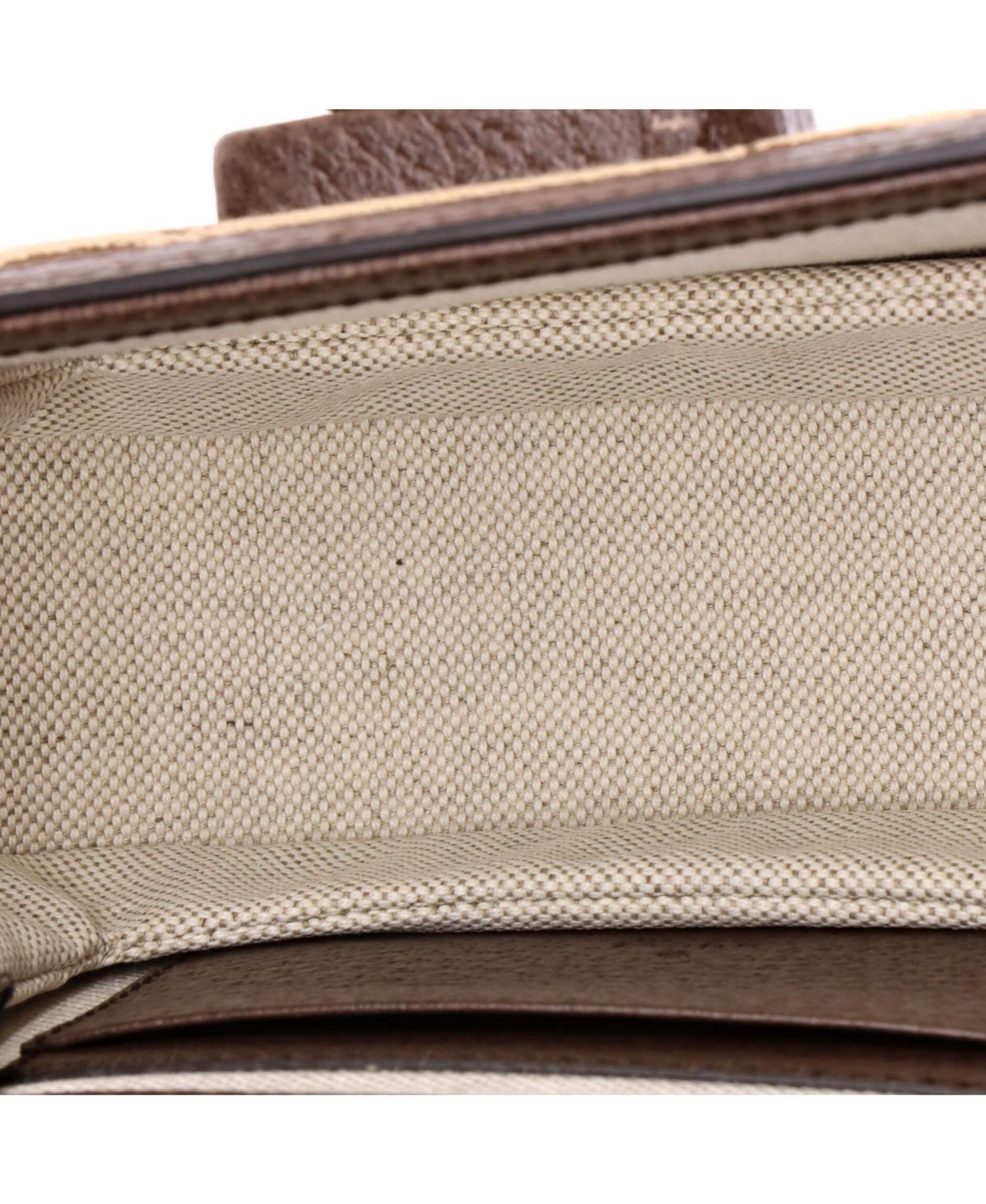 Mini Bamboo 1947 Top Handle Bag Jumbo GG Canvas
