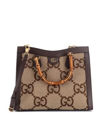 Medium Diana NM Bamboo Handle Tote Jumbo GG Canvas