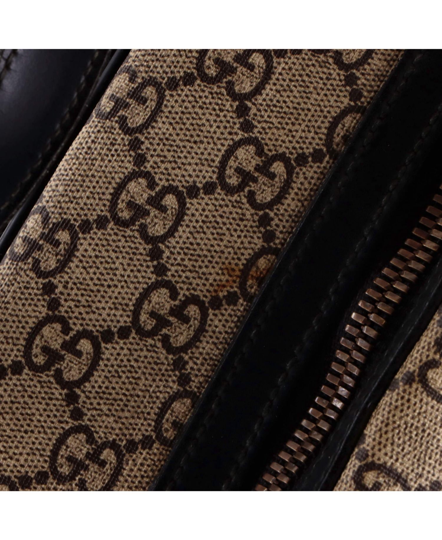 Medium Zip Around Backpack Printed GG Coated Canvas