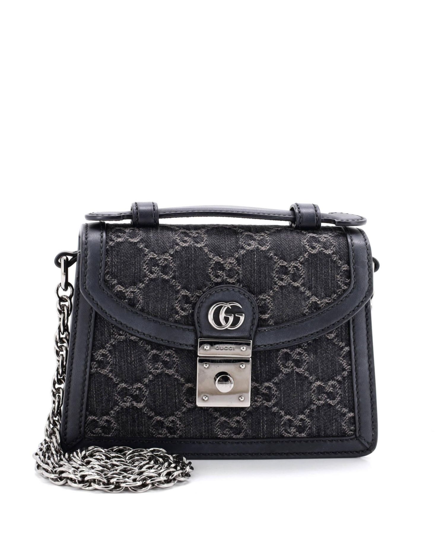 Mini Ophidia Flap Top Handle Bag GG Canvas