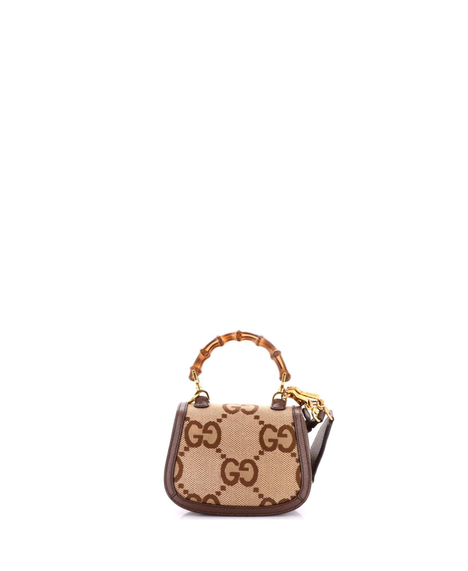 Mini Bamboo 1947 Top Handle Bag Jumbo GG Canvas