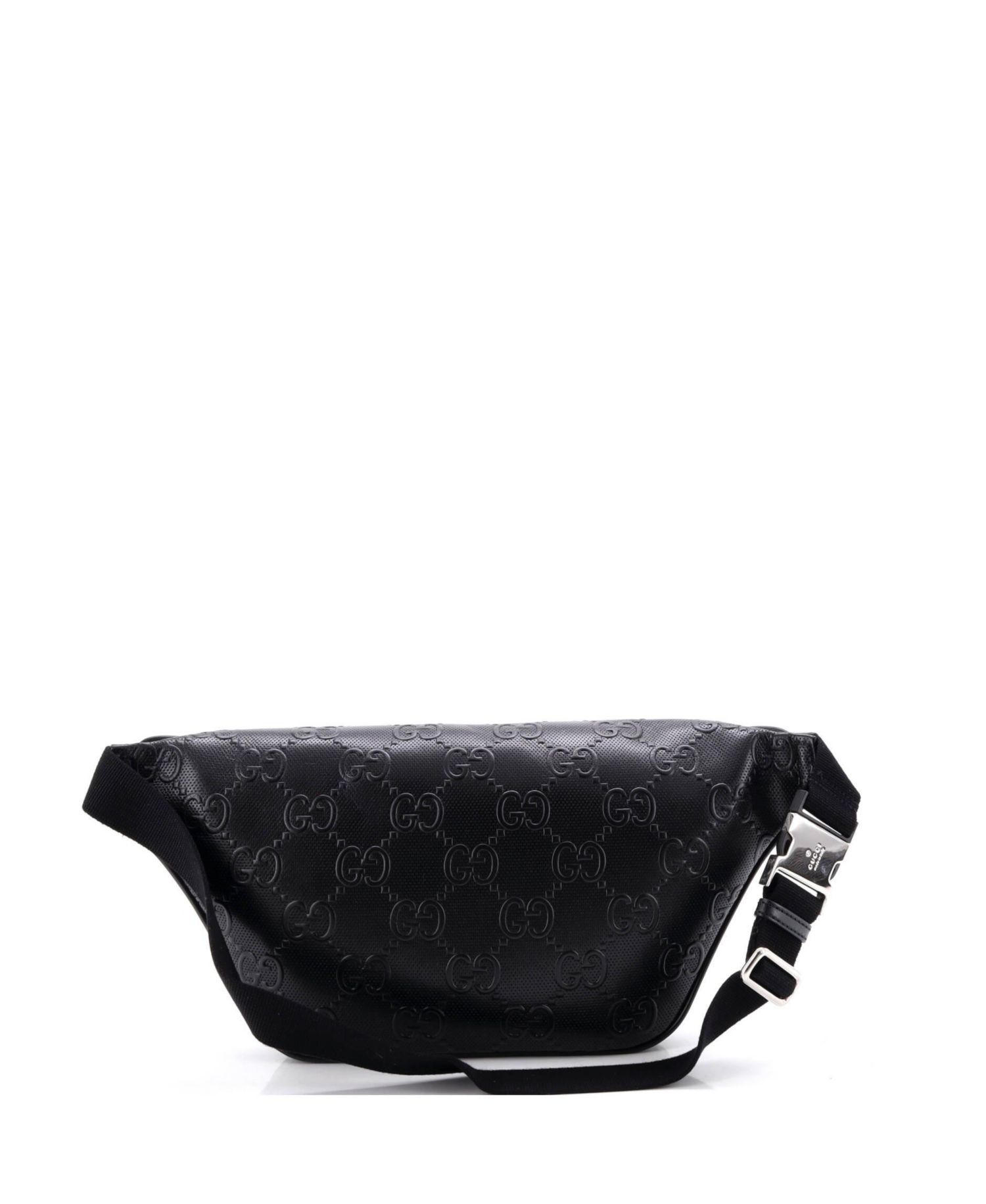 Front Pocket Belt Bag GG Embossed Perforated Leather