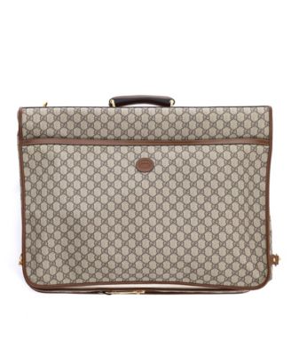 Retro Interlocking G Garment Bag GG Coated Canvas