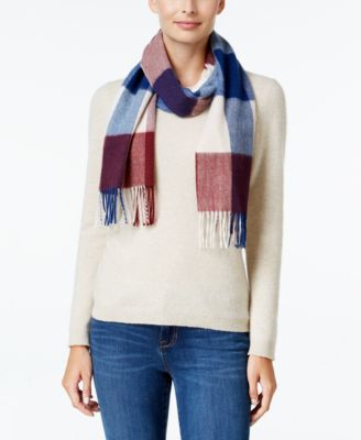 Charter Club - Buffalo Check Cashmere Scarf