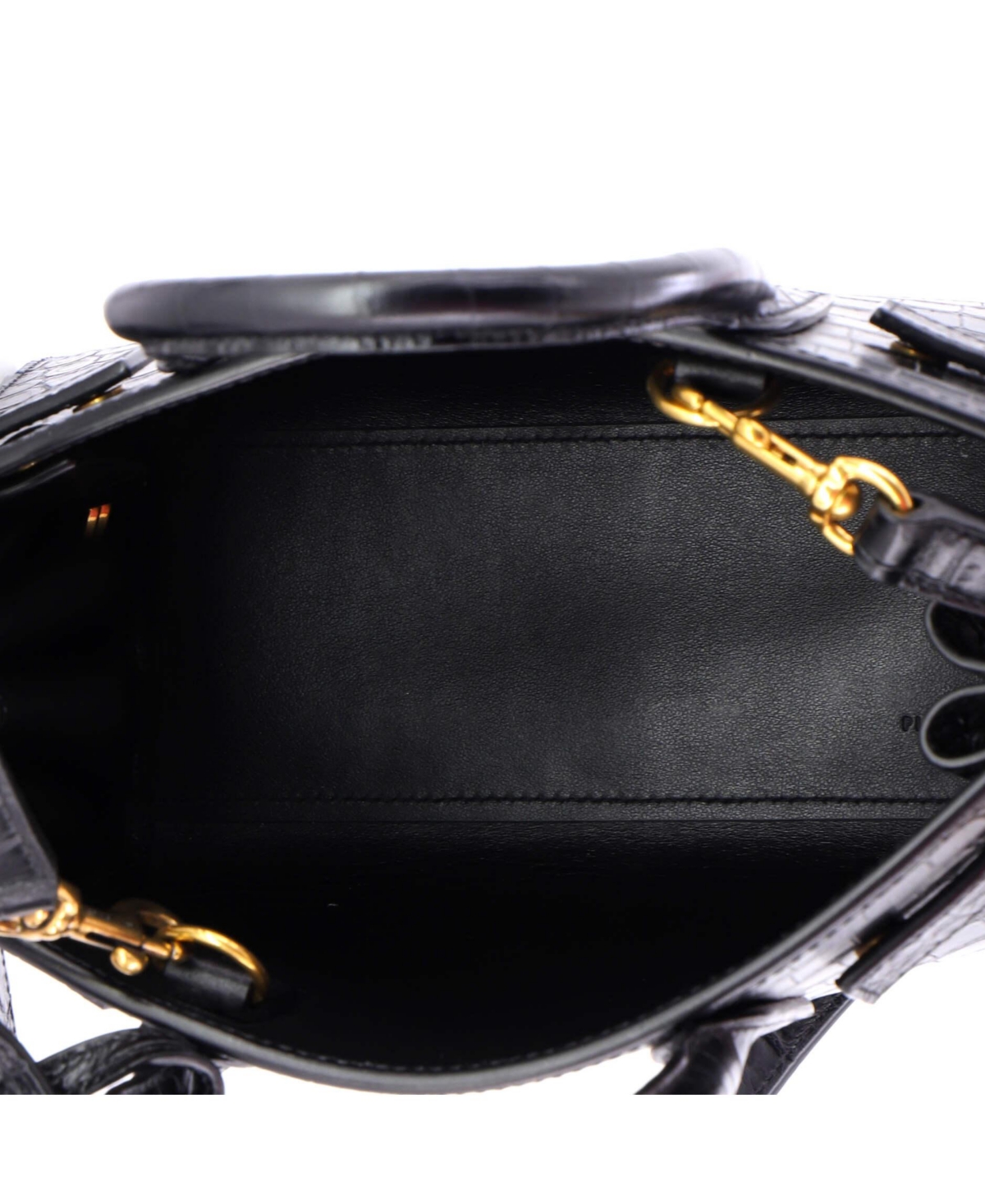 Pre-Owned Saint Laurent Nano Sac de Jour Nm Bag Embossed Leather