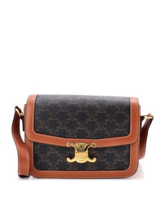 Medium Triomphe Shoulder Bag Triomphe Coated Canvas