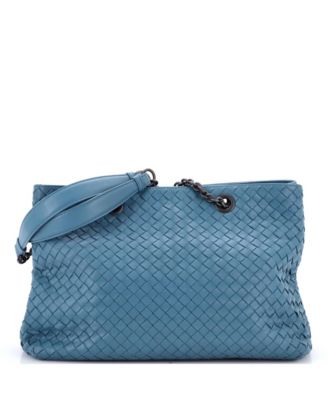 Medium Double Chain Tote Intrecciato Nappa