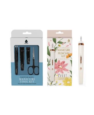 The Ultimate Professional Nail Care Duo 4-Piece Precision Trimming Set and Professional Manicure and  Pedicure Kit