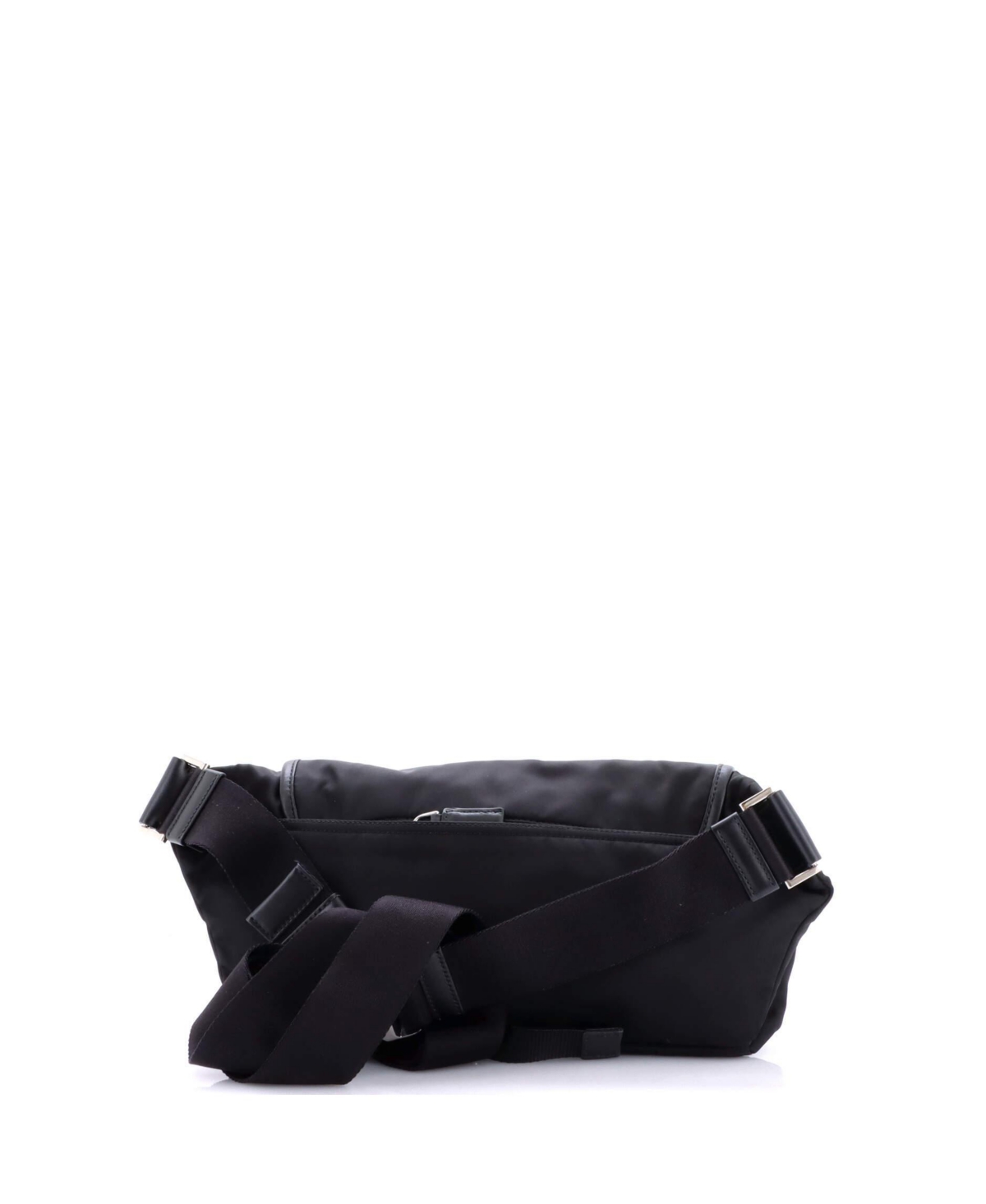 Pre-Owned Prada Double Front Pocket Belt Bag Re-Nylon