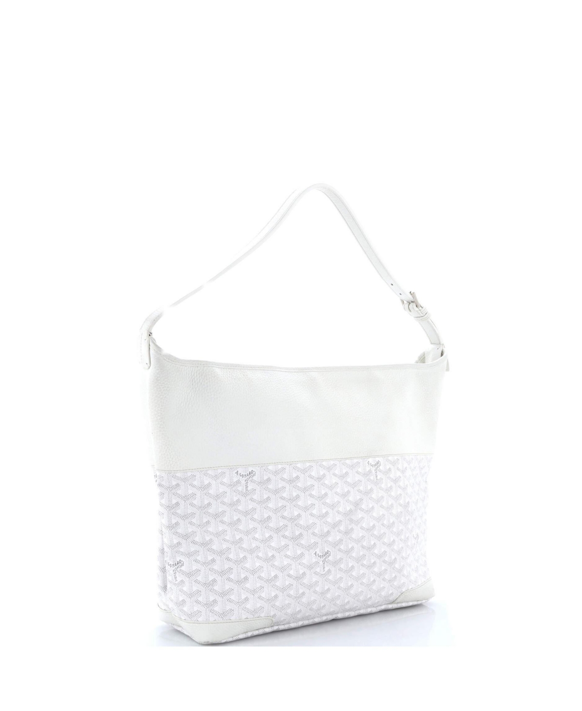 Pre-Owned Goyard Grenadine Hobo Coated Canvas with Leather